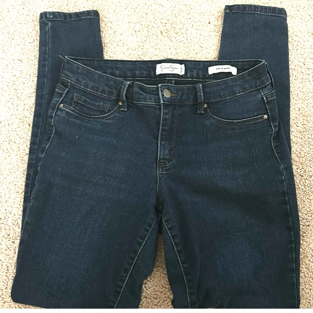 Jessica Simpson Womens Size 4/27 Kiss‎ Me Skinny Blue Jeans